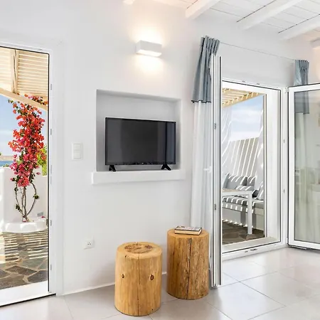Villa Luxury Paros Votsalo 1 Bedroom With Jacuzzi Naousa